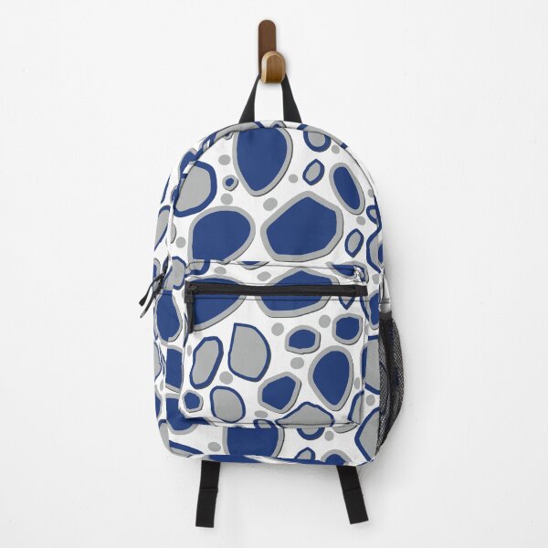 Item preview, Falling Rocks and Boulders - Indigo-Blue and Grey designed and sold by ArtandPatterns1.