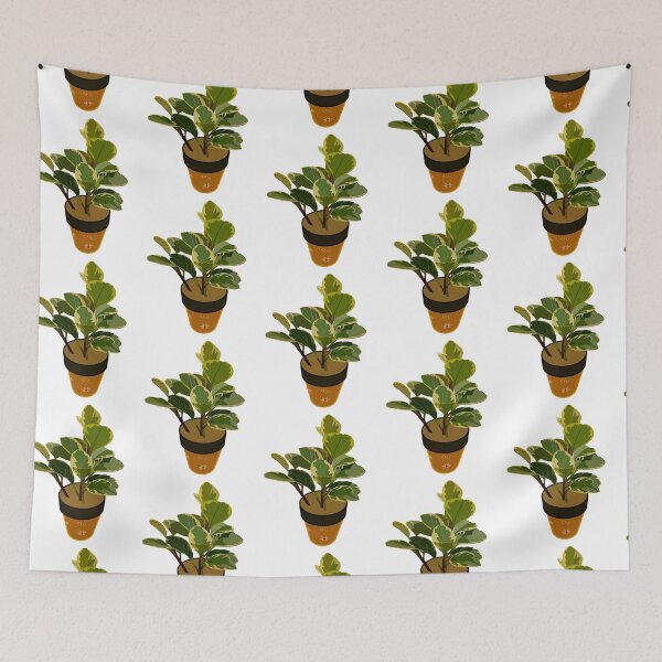 Item preview, Rubber Plant (peperomia obtusifolia) designed and sold by Andie Janik.
