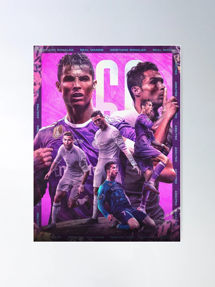 Canvas35 Póster brillante de Cristiano Ronaldo Real Madrid (33 x