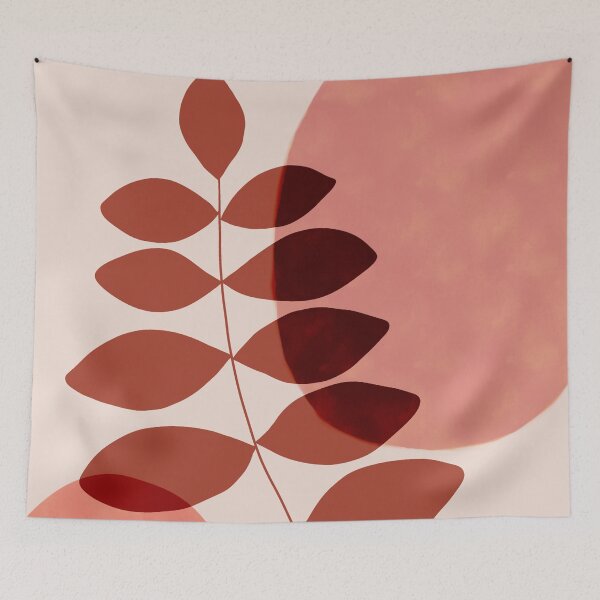 Item preview, Modern Abstract Leaf designed and sold by Mirushy.