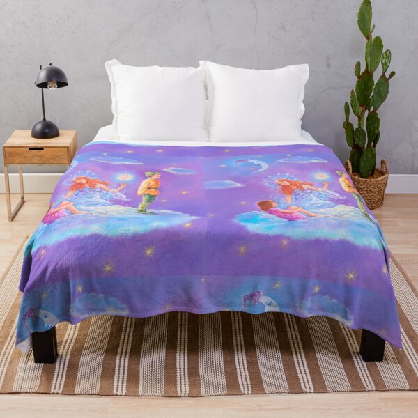 CLOUD LADY Throw Blanket