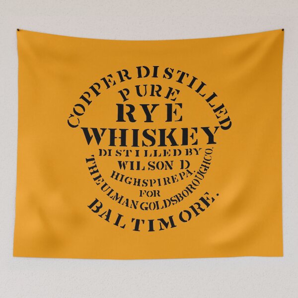 Item preview, Whiskey Label from Goldsborough & Co. 1887 designed and sold by MultistorieDog.