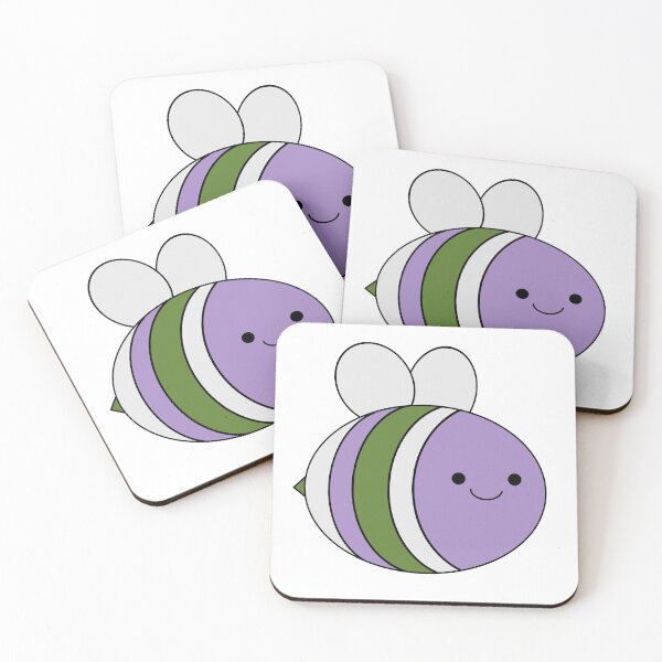 Item preview, Happy Bee Genderqueer Pride designed and sold by failephant-art.