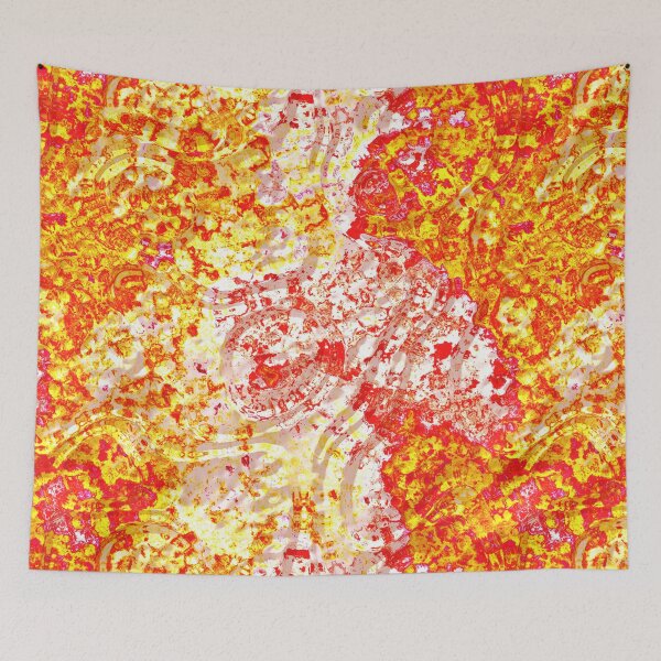 Item preview, Red orange texture designed and sold by lalylaura.