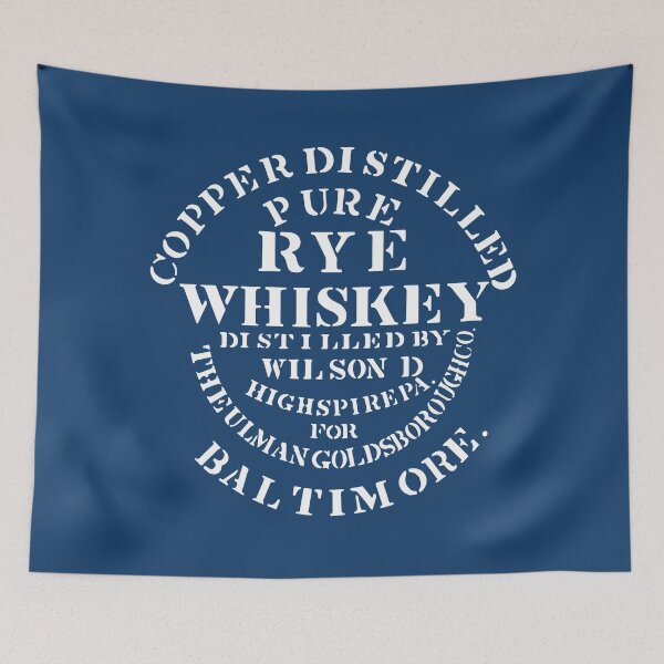 Item preview, Vintage Whiskey Label from Goldsborough & Co. 1887 designed and sold by MultistorieDog.