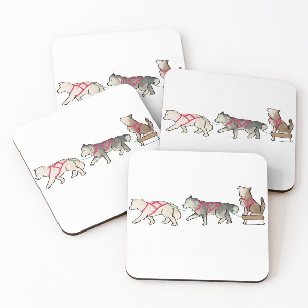 Item preview, husky sled team designed and sold by ellielouised.