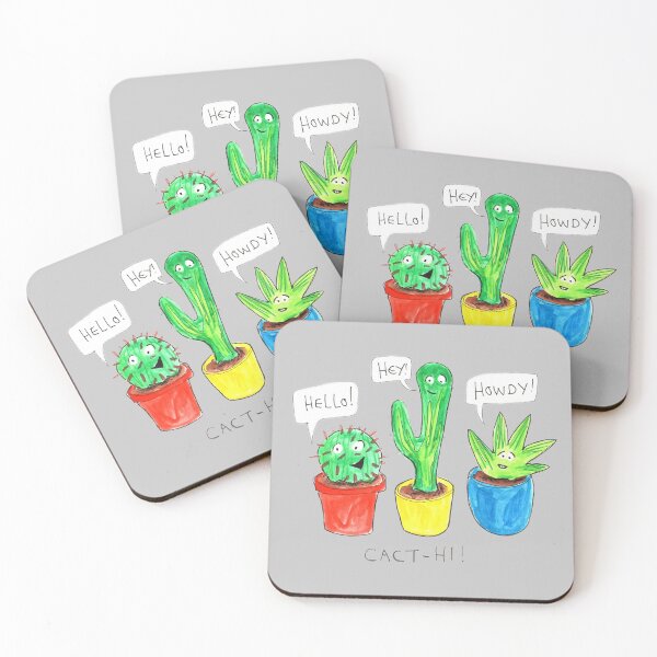Item preview, Cactus Hi: daily doodle design  designed and sold by Hannah's  Doodles.
