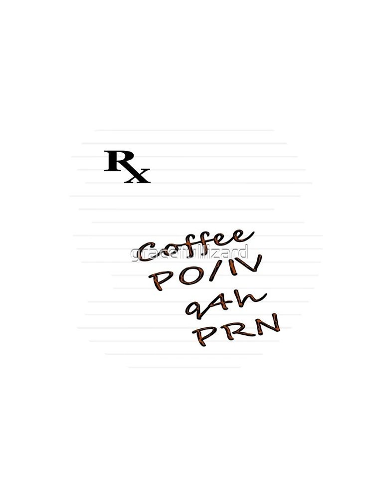 Thumbnail 4 of 4, iPhone Case, Coffee Rx designed and sold by gracefullizard.