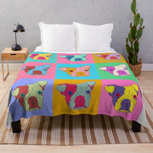 Item preview, French bulldog in colorful pop art style. designed and sold by Krerk.
