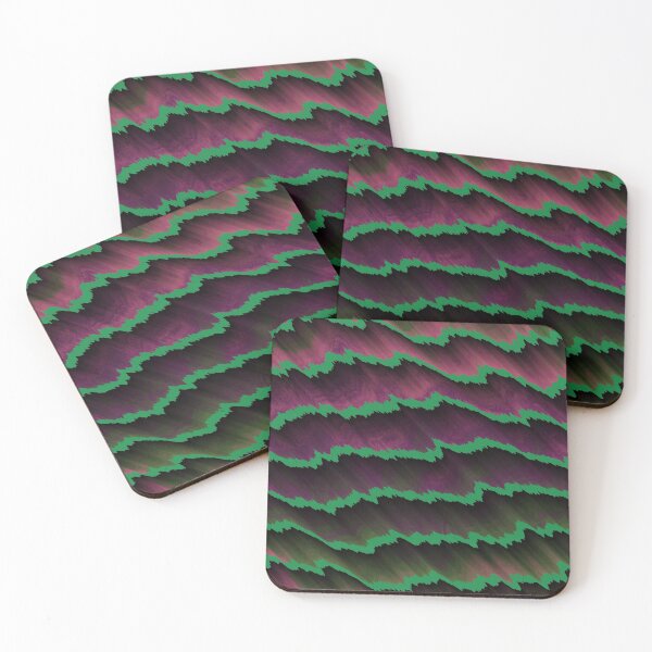 Item preview, Green waves texture designed and sold by lalylaura.