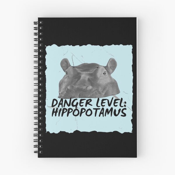Item preview, Danger Level: Hippopotamus designed and sold by The Cosmic Turtle.