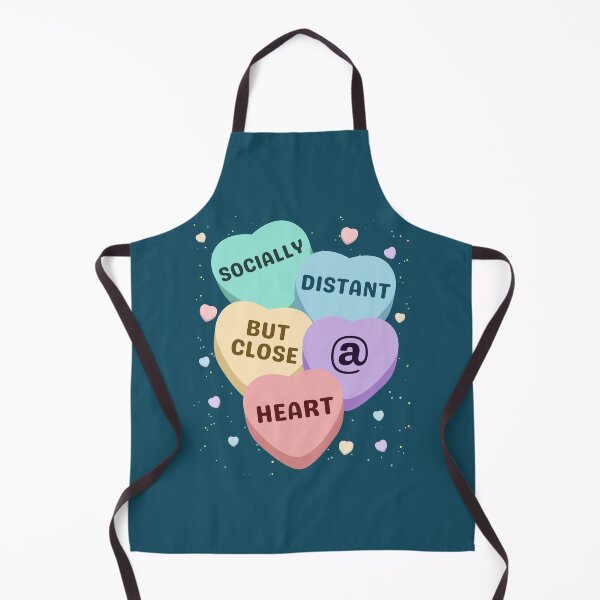 Item preview, Socially Distant But Close At Heart - Cute Valentines Day Design designed and sold by Adonalyn.