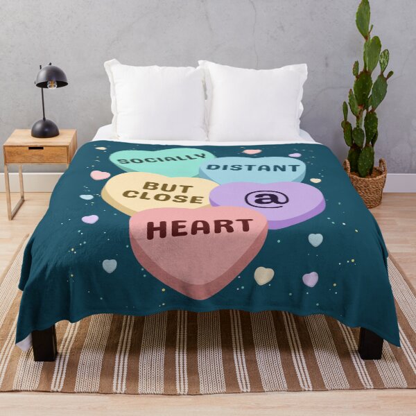 Item preview, Socially Distant But Close At Heart - Cute Valentines Day Design designed and sold by Adonalyn.