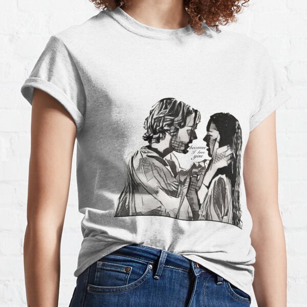 Francis et Mary: Parce que je t'aime BW T-shirt classique