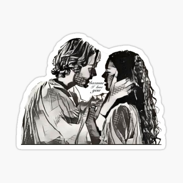 Item preview, Francis and Mary: Because I love you BW designed and sold by marciaandrea.
