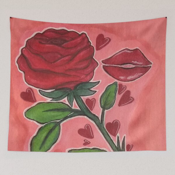 Item preview, Rose valentines day drawing designed and sold by EmmaLouize234.