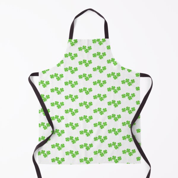 Item preview, Four Leaf Lucky Clover Shamrock Clusters in White Background designed and sold by Kelly Leung.