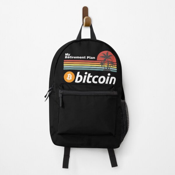 Item preview, My Retirement Plan - Bitcoin WHITE designed and sold by Cryptohaven.