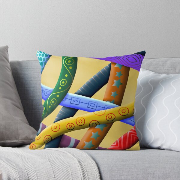 Item preview, Crossing Lines Abstract Digital Artwork designed and sold by paintedkat.