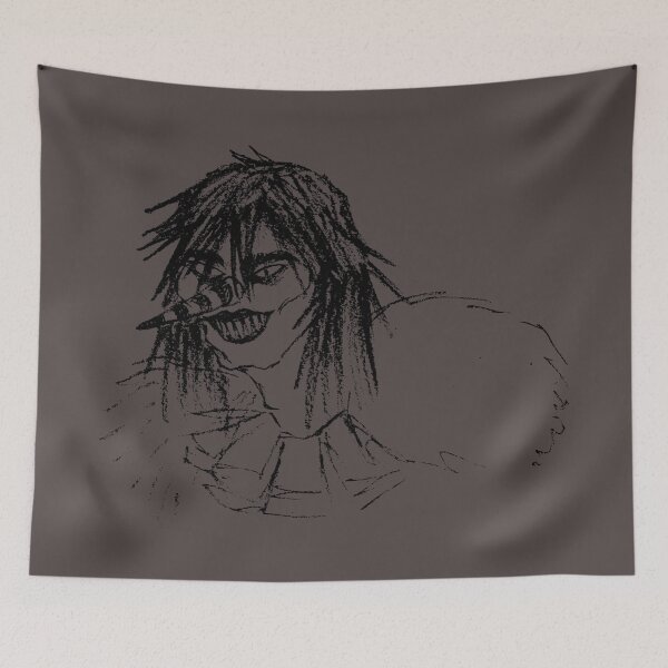 Item preview, "Laughing Jack" the laughing Jack Creepypasta Fanart (black) designed and sold by kuraimochi.