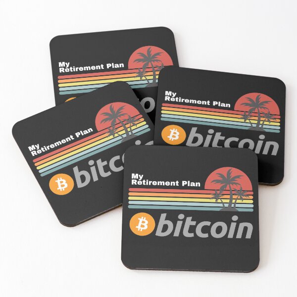 Item preview, My Retirement Plan - Bitcoin Steel Gray designed and sold by Cryptohaven.
