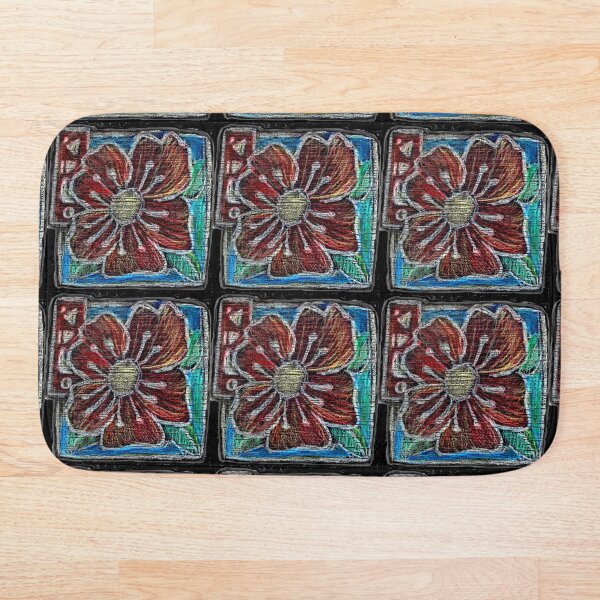 Item preview, Wood Board Flower (pattern) designed and sold by Hokusai's Kitten.