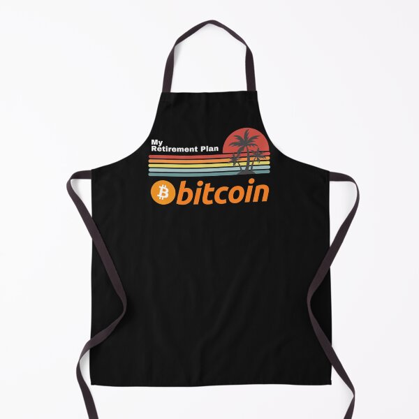 Item preview, My Retirement Plan - Bitcoin Fluorescent Orange designed and sold by Cryptohaven.