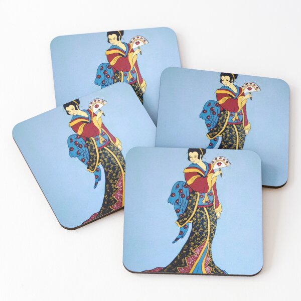 Item preview, Geisha with a fan designed and sold by Shulie1.