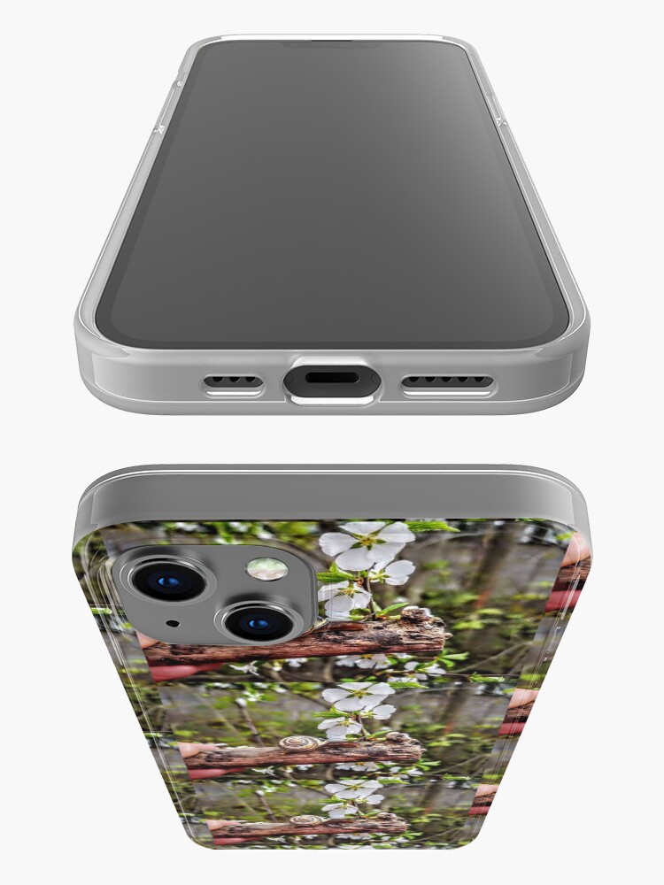 Alternate view of The garden snail (Helix aspersa) By Yannis Lobaina iPhone Case