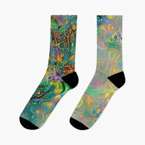 Item preview, Deepdream floral fractalize space abstraction designed and sold by blackhalt.