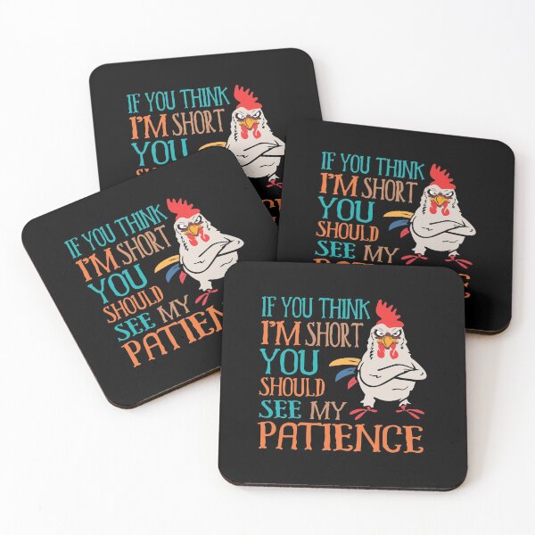 Item preview, If You Think I'm Short You Should See My Patience designed and sold by TheaDesign.