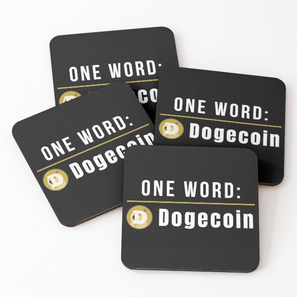 Item preview, One Word - Dogecoin designed and sold by Cryptohaven.