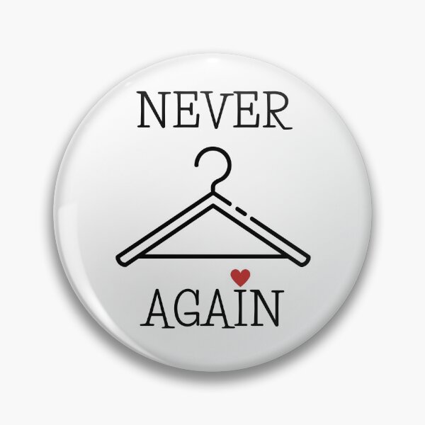 Item preview, Never again pro choice coat hanger white designed and sold by daguilon.