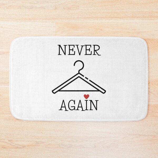 Item preview, Never again pro choice coat hanger white designed and sold by daguilon.