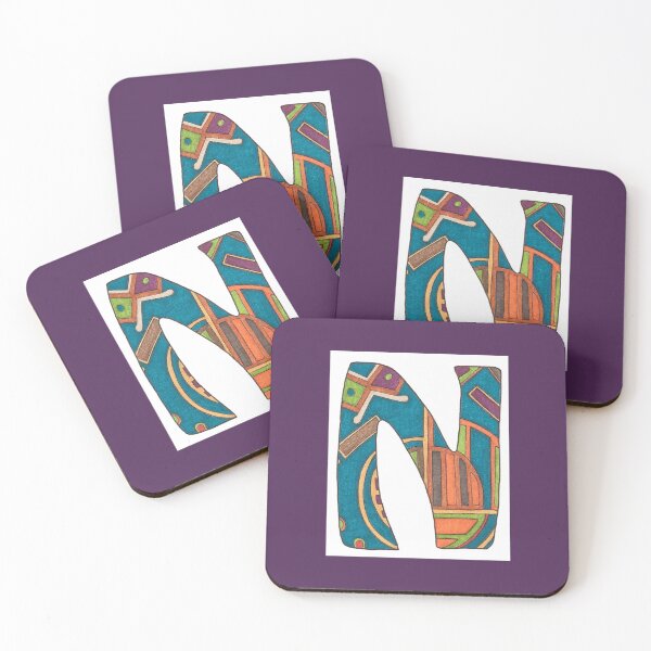 Item preview, Initial N #1 designed and sold by ErinBrieArt.