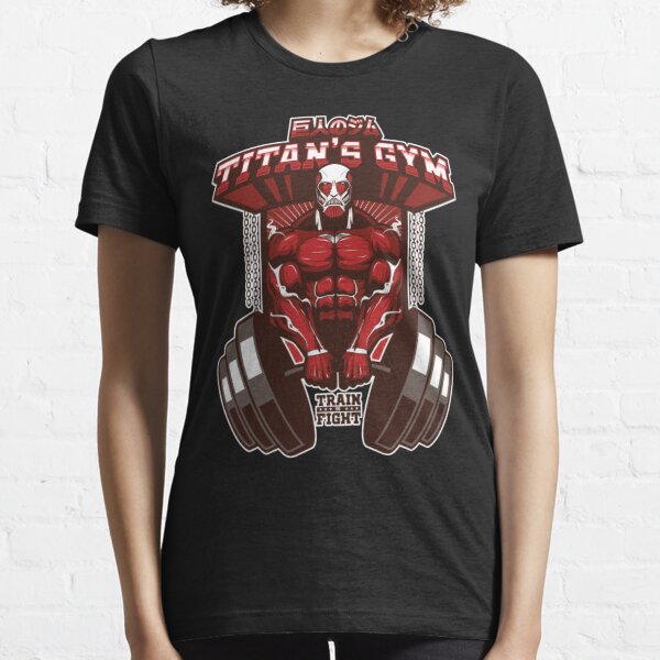 ATTACK ON TITAN SHIRT - Titan’s Gym – colossal ver T-Shirt Essential T-Shirt