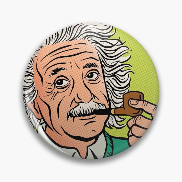 Item preview, Einstein Comic Portrait designed and sold by AngelRobot.