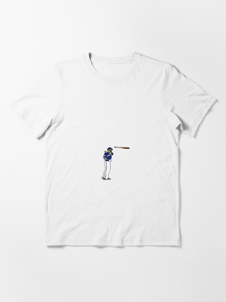The Bautista Bat Flip, Hoodie / Small - T-Shirt - Blue - Sports Fan Gear | breakingt