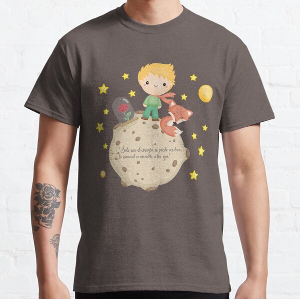 El Principito - Solo con el corazón se puede ver bien, lo esencial es invisible a los ojos" Camiseta clásica