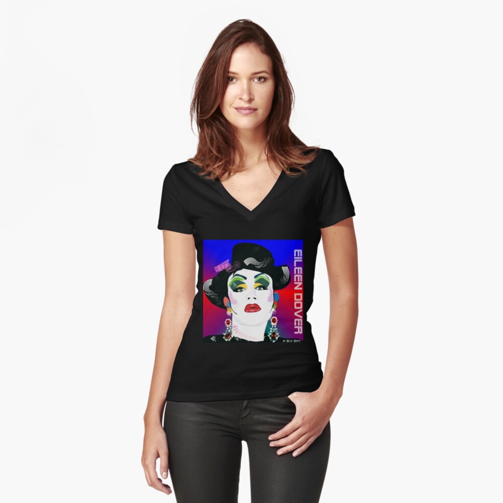 Item preview, Fitted V-Neck T-Shirt designed and sold by AlexNights.