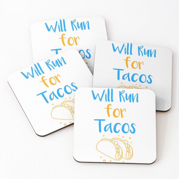 Item preview, Will Run for Tacos Funny Fitness designed and sold by Matt Ballinger.