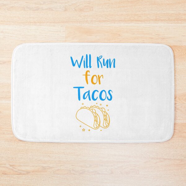 Item preview, Will Run for Tacos Funny Fitness designed and sold by Matt Ballinger.