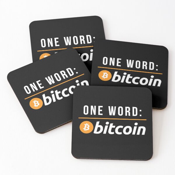 Item preview, One Word - Bitcoin designed and sold by Cryptohaven.