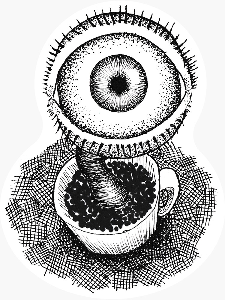 Thumbnail 3 of 3, Sticker, Virgil the Eyeball Plant designed and sold by Queerpypasta.