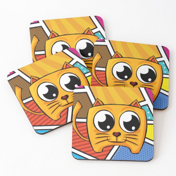 Item preview, Cute Cat Pop Art For Cats Lover designed and sold by Simona Balan.