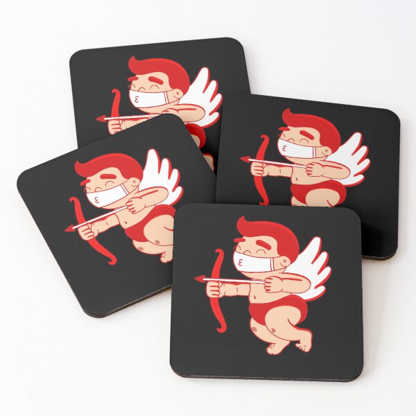 Item preview, covid cupid happy valentines funny designed and sold by Gossip Rag.