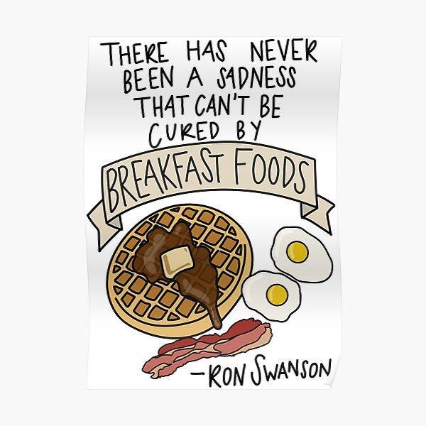 Breakfast Foods Poster