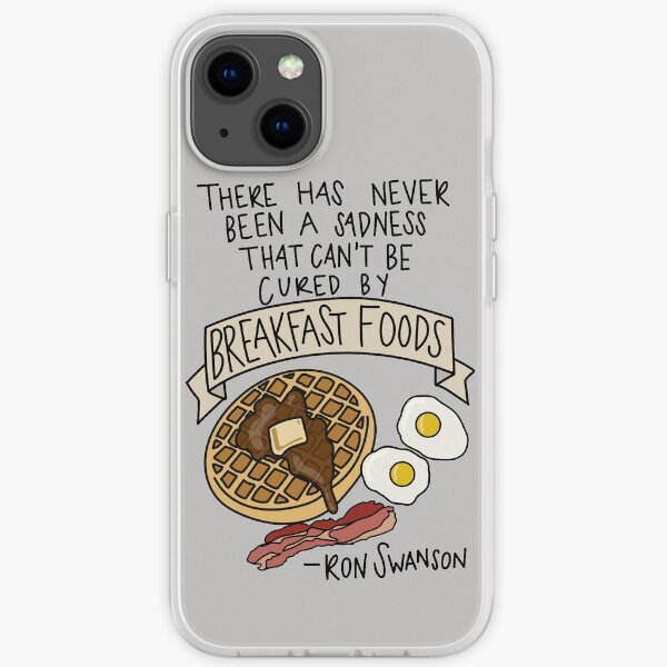 Breakfast Foods iPhone Soft Case