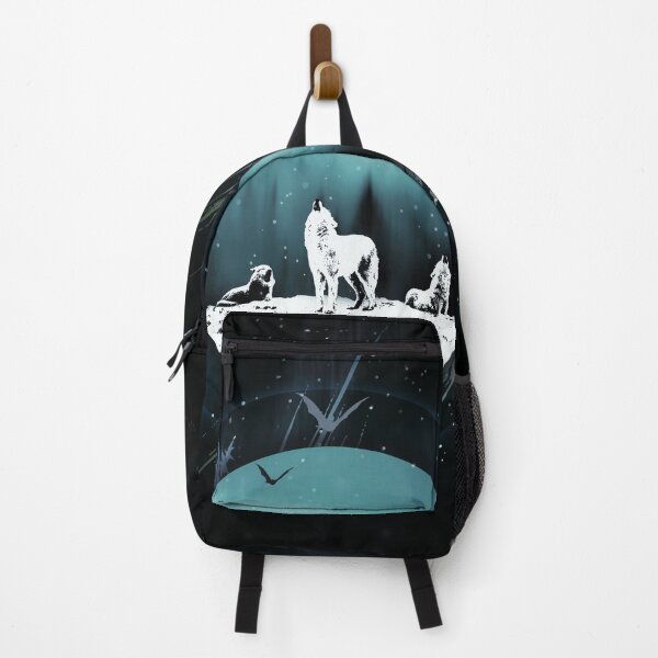 Item preview, Arctic wolves at night designed and sold by Destroyed-Pixel.