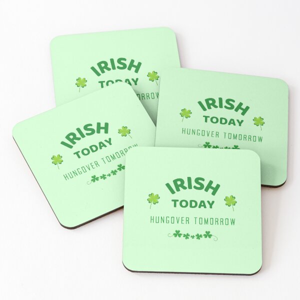Item preview, Irish Today Hungover Tomorrow - Happy St Patricks Day 2021! - Funny St Paddy's - drinking - im irish designed and sold by whatisonmymind.